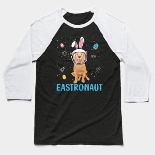 Eastronaut Golden Retriever Astronaut Easter Day Baseball T-Shirt